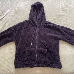 Cozy Black Sherpa Hoodie